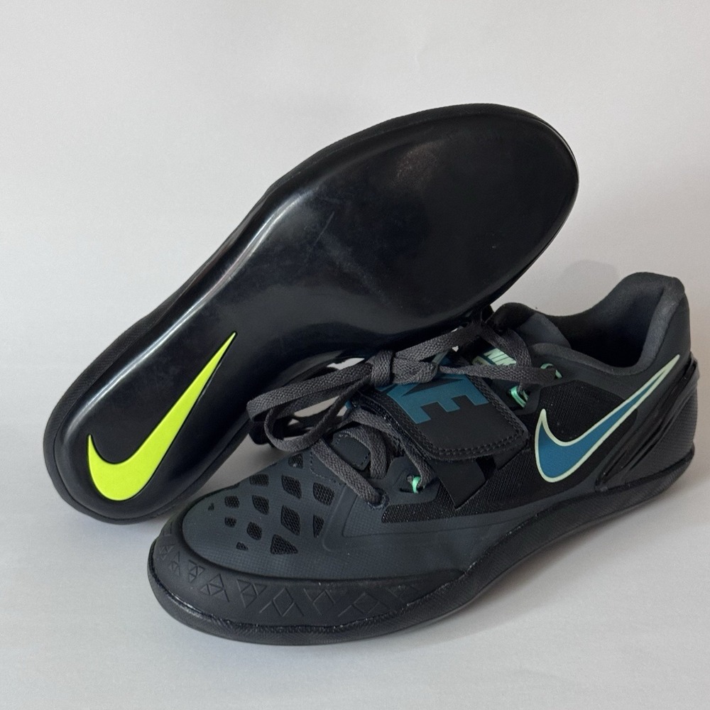 NIKE ZOOM ROTATIONAL 6 SHOT PUT DISCUS SHOES BLACK FZ9606 MENS 7.5 WOMENS 9